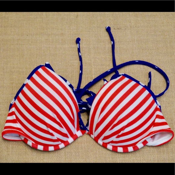 red white and blue bikini victoria's secret